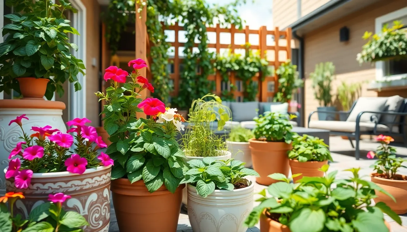 outdoor container gardening