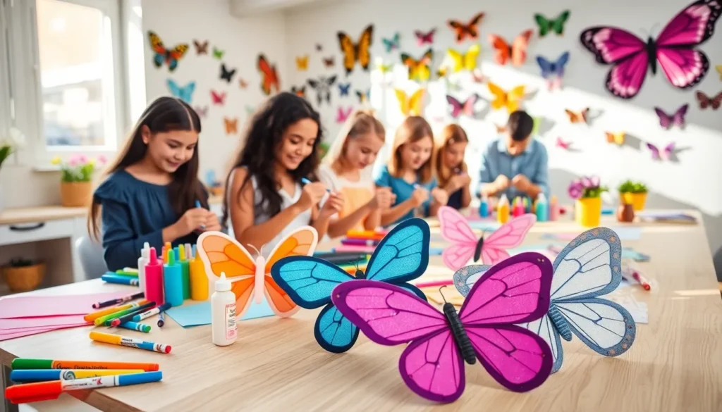 butterfly arts and crafts